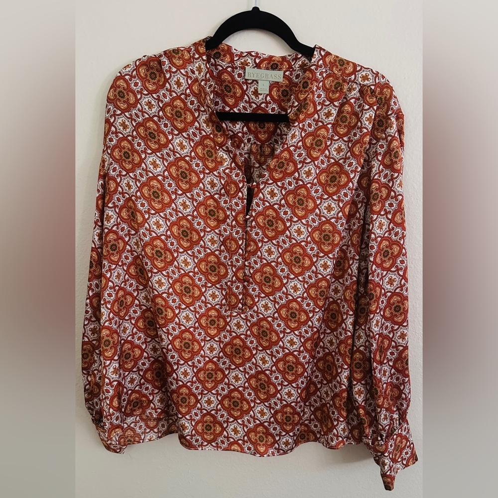 RYEGRASS BEAUTIFUL STATEMENT BLOUSE